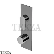 Zucchetti Octo Термостат для душа на 1 поток, внешняя часть ZOC659.C50, metal black