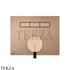 Gessi HI-FI Однорычажный смеситель, на 3 поток, внешняя часть 63081-030, Copper PVD Gessi HI-FI Однорычажный смеситель, на 3 поток, внешняя часть 63081-030, Copper PVD