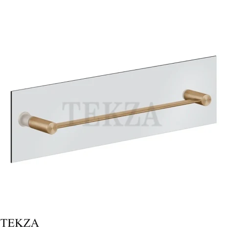 Gessi 316 ACCESSORIES Полотенцедержатель для крепления на стекло, 45 см 54923-726, Warm Steel Brushed PVD