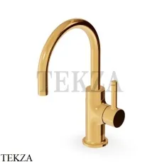 Zucchetti Pan Смеситель для раковины, без гарнитура ZP6587.C40, золото глянец