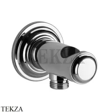 Gessi VENTI20 Держатель для душевой лейки с выводом воды 65161-031, хром глянец