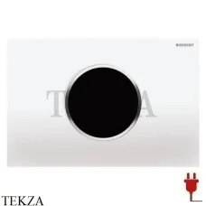 Geberit Sigma10 Клавиша смыва бесконтактная, питание от сети, 115.907.KJ.1 белый глянец, хром глянец