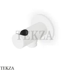Zucchetti Вывод для душа с держателем Z93933.W1, bianco opaco goffrato