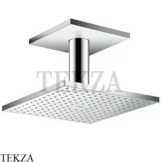 Axor ShowerSolutions Верхний душ квадратный 1jet, с потолочным держателем 35308000, хром глянец