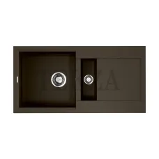 Omoikiri Sakaime 86-2 Кухонная мойка Tetogranit две чаши 4993201 темный шоколад