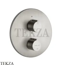 Gessi Emporio Via Tortona Термостат для душа на 1 поток, внешняя часть 38776-149, Finox Brushed Nickel