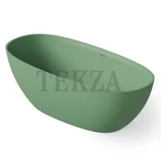 Dea Design Edge Ванна отдельностоящая овальная 160x76 Solid Surface DD8928 1600 12, Mint №12