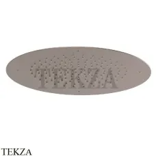 Newform Душевая лейка круглая стальная с дождевой струей 682.M0.075, Copper Glossy