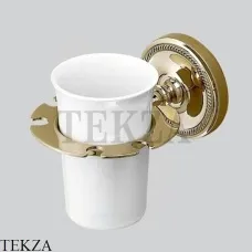 Devon&Devon Antique Georgian Стакан для зубных щёток, керамика 1ADY81, золото светлое Devon&Devon Antique Georgian Стакан для зубных щёток, керамика 1ADY81, золото светлое