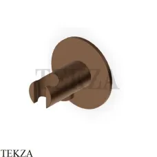 Zucchetti Держатель с выводом для ручного душа Z93918.XSP21, matt chocolate PVD