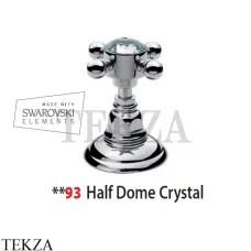 Nicolazzi HALF DOME CRYSTAL Вентиль запорный 1412CR93, хром глянец