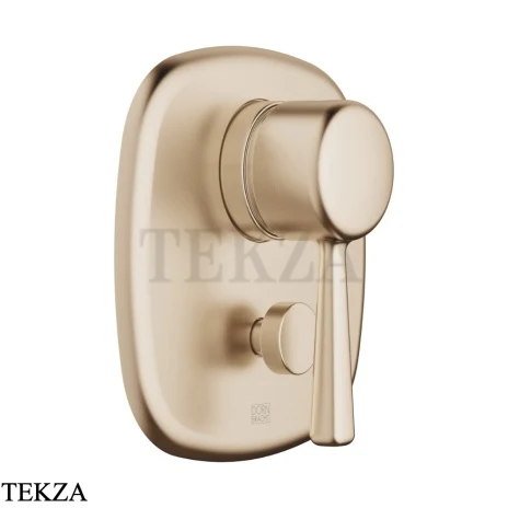 Dornbracht COYA Смеситель для душа с переключателем, внешняя часть 36120404-46, Brushed Champagne (золото 22кт)