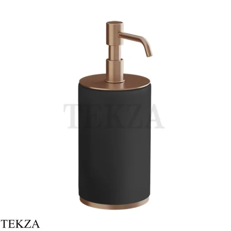 Gessi INCISO accessories Дозатор для жидкого мыла настольный, черный 66438-708, Copper Brushed PVD