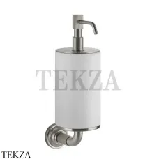 Gessi VENTI20 Дозатор для жидкого мыла настенный белый 65413-149, Finox Brushed Nickel