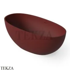 Dea Design Nature Ванна отдельностоящая овальная 155x75 Solid Surface DD8628 1550 17, Red Wine №17