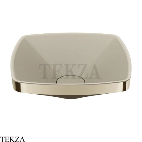 Gessi Jacqueline Раковина настольная, без перелива 77610-720, никель глянец