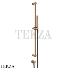 Gessi 316 SHOWER Душевой гарнитур с выводом для шланга 54045-726, Warm Bronze Br.