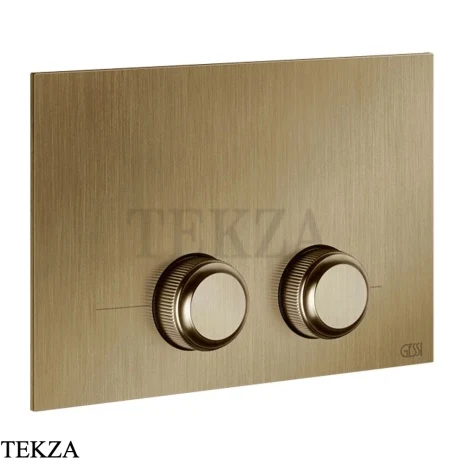 Gessi VENTI20 Клавиша смыва для Geberit omega 12 54655-791, Deep Bronze Br. PVD