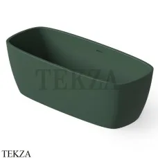 Dea Design Soul Ванна отдельностоящая скругленная 170x72 Solid Surface DD8632 1700 11, Dark Green №11