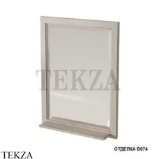 Caprigo ALBION Зеркало в раме с полкой, 10330-B074, CAFFE latte