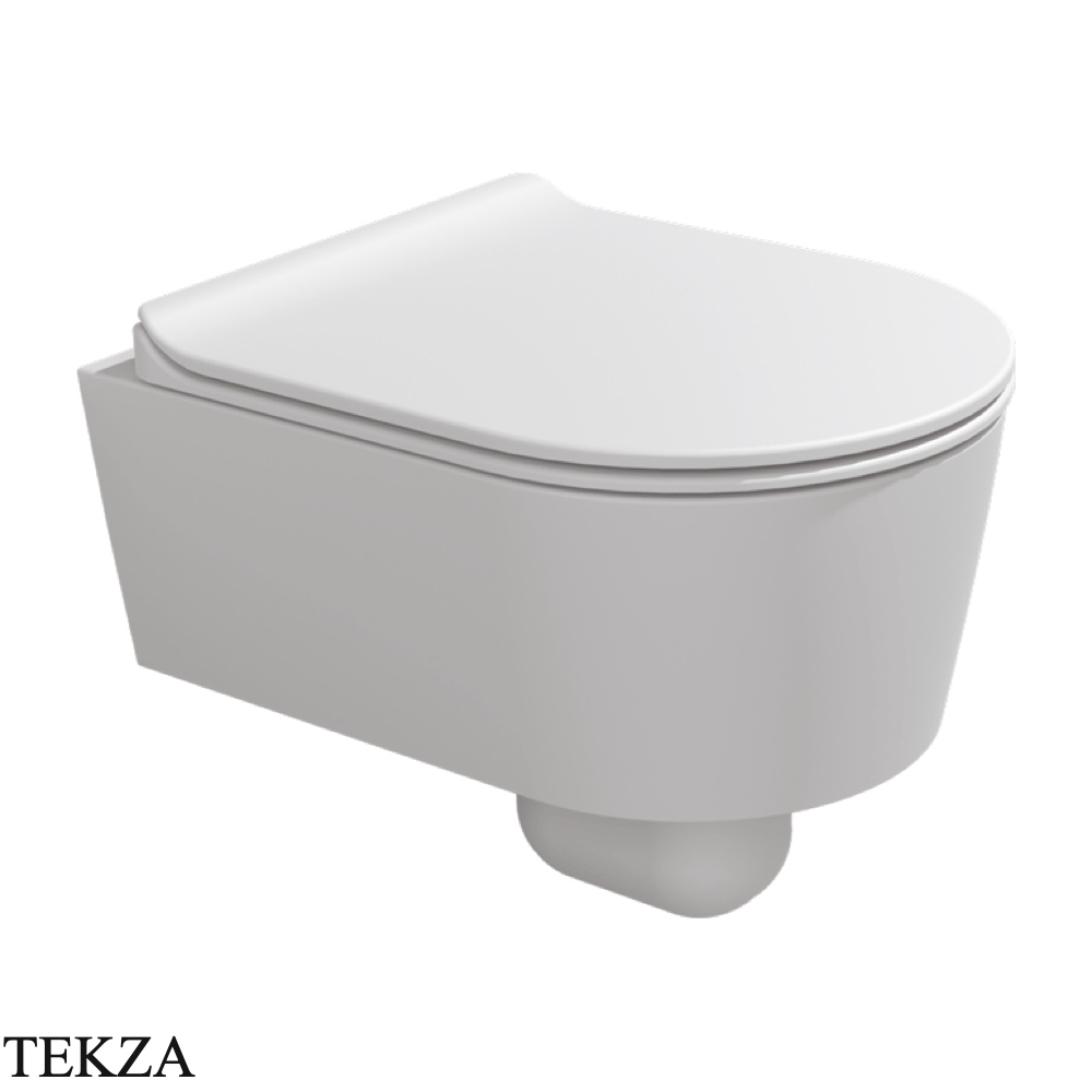 Flaminia LINK Mini Link унитаз подвесной GoClean чаша без ободка 5064GLAT, белый Latte матовый