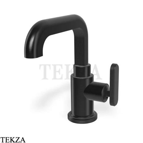 FIMA Carlo Frattini Park Line Смеситель для раковины, с донным клапаном F1321CS, brushed black chrome