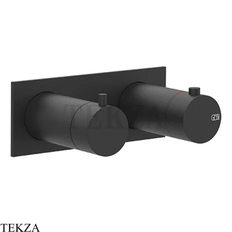 Gessi 316 SHOWER Термостат для душа на 3 выхода, на планке внешняя часть 54036-299, Black XL