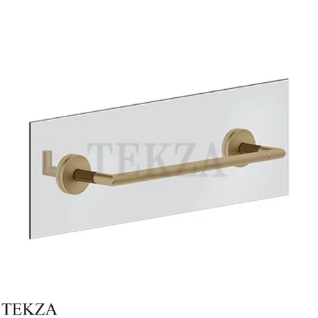 Gessi INGRANAGGIO Полотенцедержатель для крепления на стекло, 30 см 63924-726, Warm Steel Br. PVD