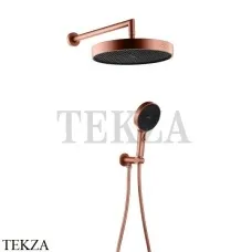 Boheme CELL Верхняя лейка, ручной душ, выпуск, шланг, комплект 427-CB, Copper Brushed
