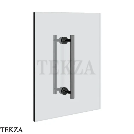Gessi Ludovica Полотенцедержатель для крепления на стекло, 20 см 76630-706, black хром глянец
