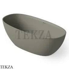 Dea Design Edge Ванна отдельностоящая овальная 130x70 Solid Surface DD8928 1300 4, Light Grey №4