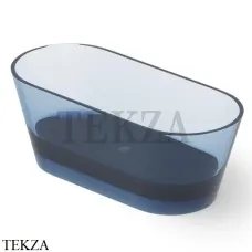 Dea Design Shadow Ванна отдельностоящая овальная 160x70 Glasstech DD8606 1600 R7, Royal Blue R7