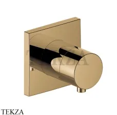 Keuco IXMO Comfort Вентиль запорный, переключатель на 2 потока, квадрат, внешняя часть 59557031002, Бронза шлифованная