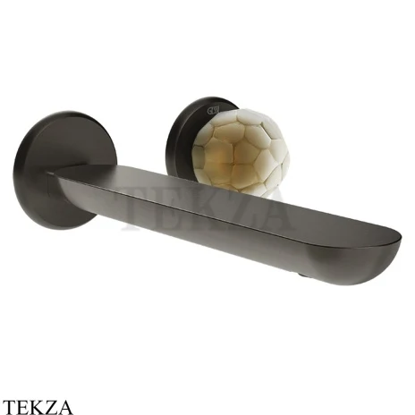 Gessi Perle Смеситель для раковины, внешняя часть 74488-707, black хром Brush