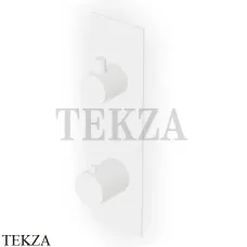 Zucchetti PAN Термостат для душа, 2-3 выхода, внешняя часть ZT28646.W1, белый goffrato Zucchetti PAN Термостат для душа, 2-3 выхода, внешняя часть ZT28646.W1, белый goffrato