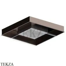 Newform Встроенная душевая лейка, хромотерапия, с кнопкой 688.A3.050, Brushed steel-Copper glossy