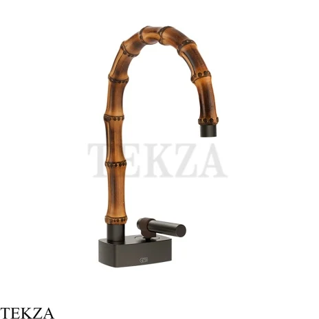 Gessi Jacqueline Смеситель для раковины, без донного клапана 77001-707, black хром Brush