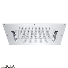 Carimali MYDREAM Верхняя душевая лейка, 3 режима - дождь, каскад х2, распылитель, хром глянец