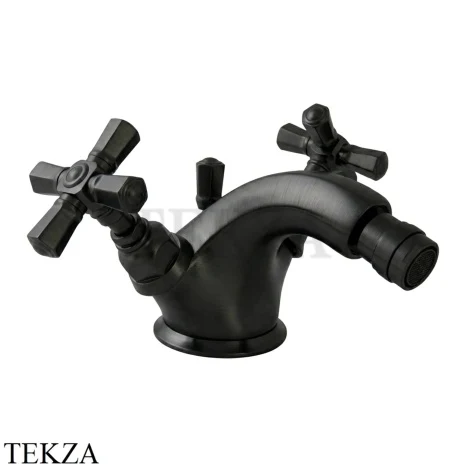 Nicolazzi TEIDE FOUR Смеситель для биде, с донным клапаном 1934NKN45, Brushed Black Nickel
