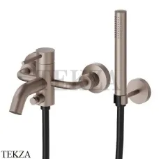 Newform XT Смеситель для ванны с изливом, с гарнитуром, 4240C.M0.075, Copper glossy