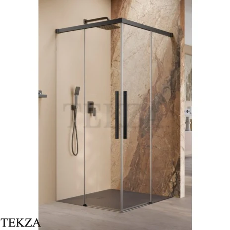 Radaway Idea 8 QL KDD Душевая дверь 110 см, правая часть уголка, 10590110-54-01R, черный матовый