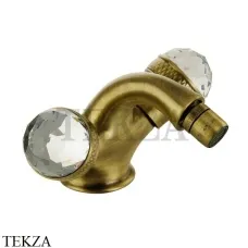 Migliore Axo SWAROVSKI Смеситель для биде, без сливного гарнитура 18474, бронза classic