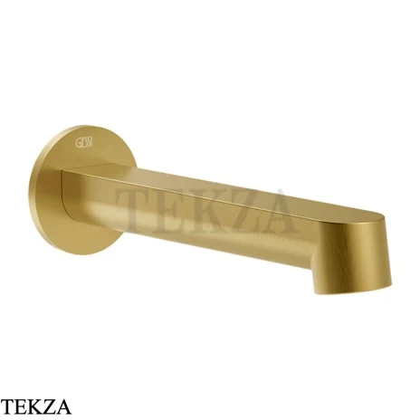 Gessi Ludovica Излив для ванны настенный монтаж 76103-716, золото Brushed