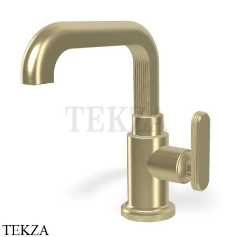 FIMA Carlo Frattini Park Line Смеситель для раковины, с донным клапаном F1321HS, Brushed Champagne