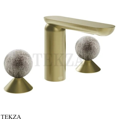 Gessi Perle Смеситель для раковины на 3 отв., без гарнитура 74665-727, шампань Brushed