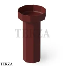 Dea Design Pedestal Basin Раковина напольная Solid Surface DD2025 480 17, Red Wine №17