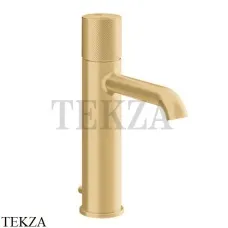 Gessi Habito DIAMANTATO Смеситель для раковины средний, с донным клапаном 70605-710, Brass PVD