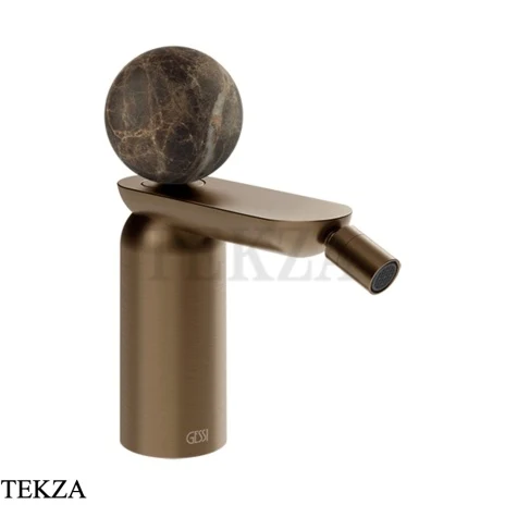 Gessi Perle Смеситель для биде с донным клапаном 74167-761, бронза Coffee