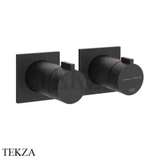 Gessi Inverso RIGATO термостат для душа, 1 поток, внешняя часть 73032-299, Matte Black