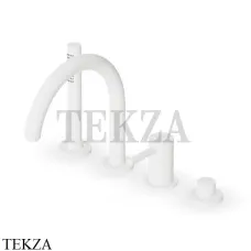 Zucchetti Pan Смеситель для ванны с гарнитуром ZP6502.W1, белый goffrato